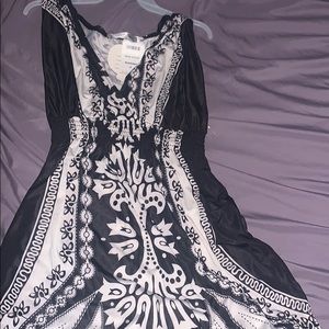A silk dress
